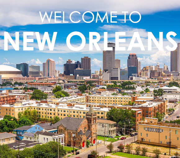 Welcome to the city of New Orleans