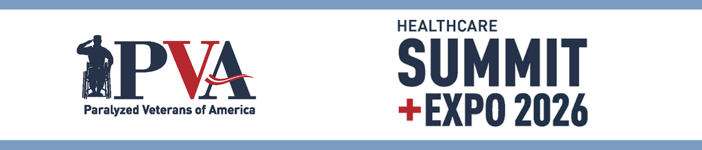 PVA Summit + Expo 2026 Banner in Red white and blue